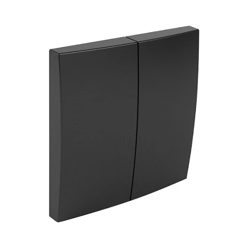 EFAPEL 90614_TPM Dupla billentyű kétfunkciós mechanizmushoz, fekete színű