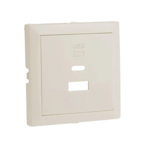 EFAPEL 90674_TPE Fedlap dupla töltő aljzathoz (USB-A + USB-C), gyöngyház
