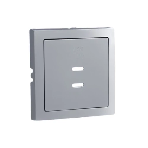 EFAPEL 90675_TAL Fedlap dupla töltő aljzathoz (2x USB-C)
, alumínium