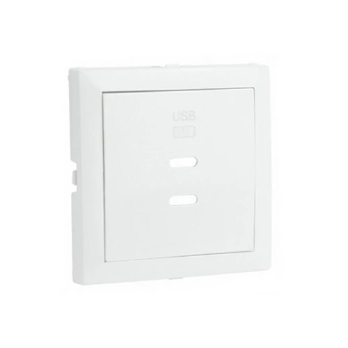 EFAPEL 90675_TBR Fedlap dupla töltő aljzathoz (2x USB-C), fehér