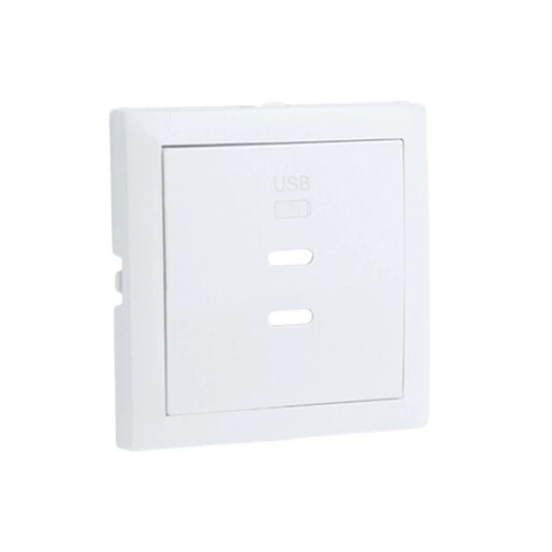 EFAPEL 90675_TGE Fedlap dupla töltő aljzathoz (2x USB-C), jég