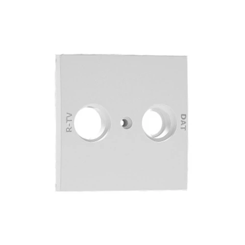 EFAPEL 90687_TAL Fedlap R+TV/DAT csatlakozóhoz alumínium