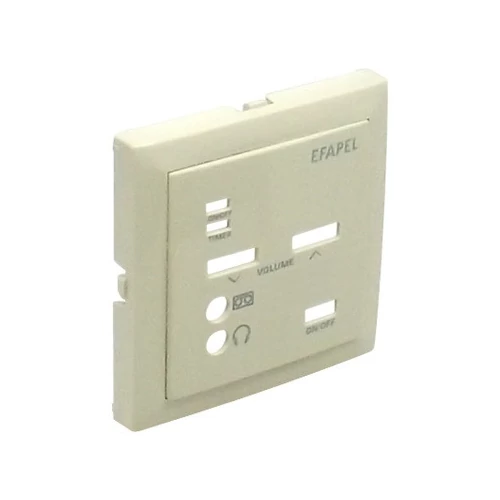 EFAPEL 90702_TMF Fedlap 21372 vezérlőegységhez elefántcsont