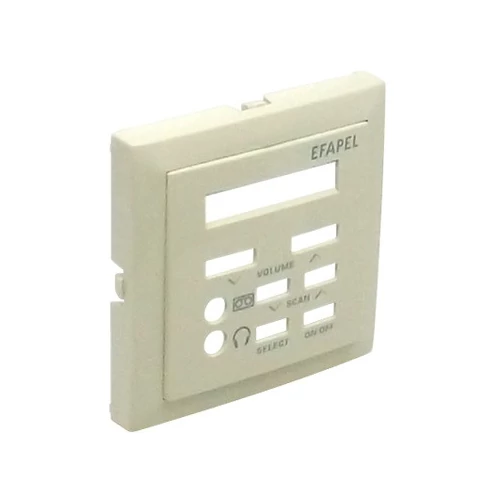 EFAPEL 90709_TMF Fedlap 21379 vezérlőegységhez elefántcsont