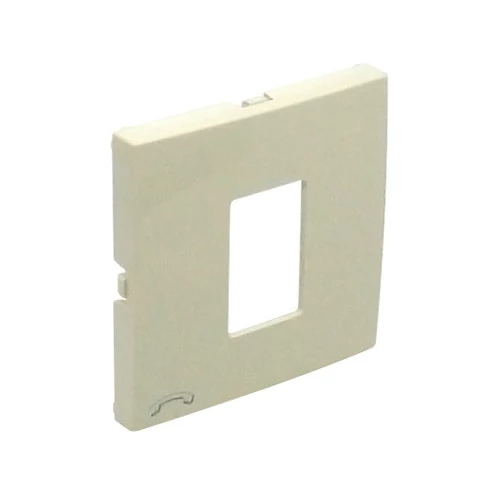 EFAPEL 90712_TMF Fedlap 21251-56 telefon aljhoz, elefántcsont