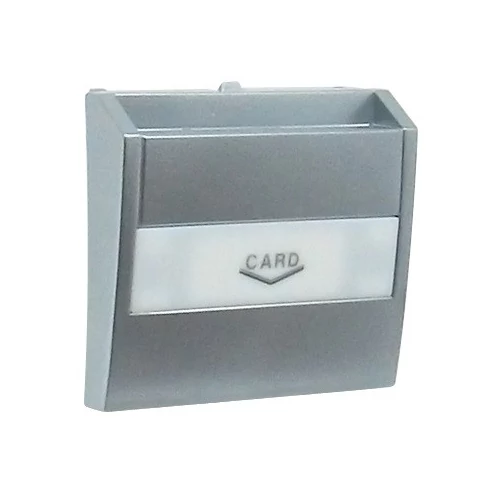 EFAPEL 90731_TAL Fedlap hotelkártya-olvasóhoz alumínium