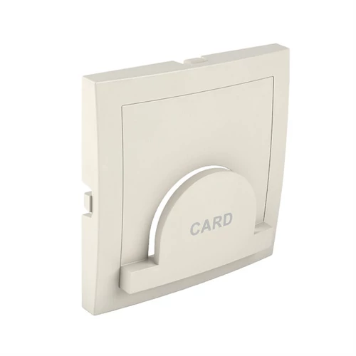 EFAPEL 90733_TMF Fedlap időkapcsolós hotelkártyatartóhoz, elefántcsont színű