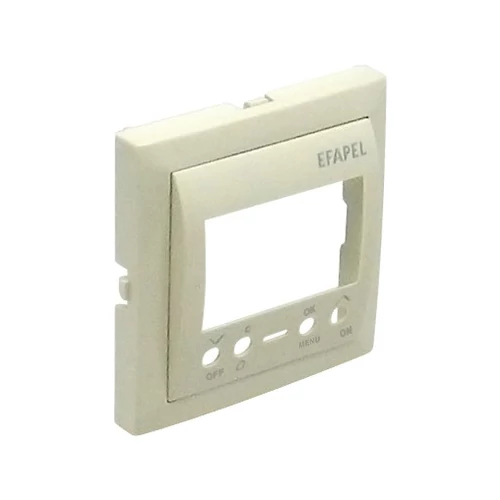 EFAPEL 90743_TPE Fedlap digitális kapcsolóórára, gyöngyház