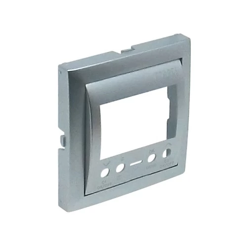 EFAPEL 90744_TAL Fedlap kétcsatornás digitális kapcsolóórához alumínium