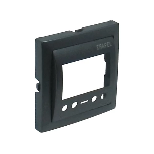 EFAPEL 90744_TIS Fedlap kétcsatornás digitális kapcsolóórához szürke