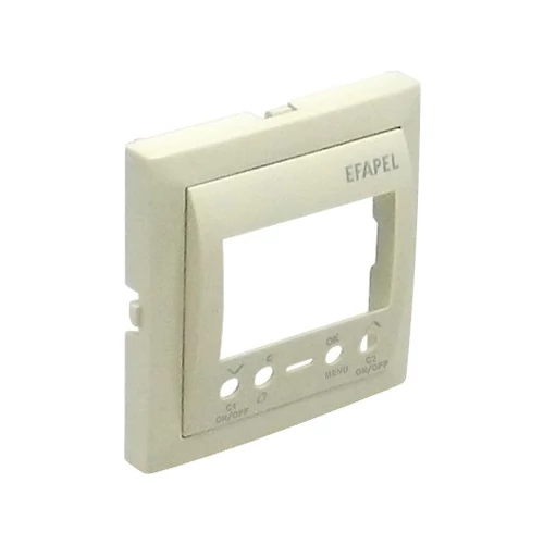 EFAPEL 90744_TPE Fedlap kétcsatornás digitális kapcsolóórához gyöngyház