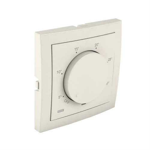 EFAPEL 90746_TMF Fedlap tekerőgombos termosztáthoz, elefántcsont színű