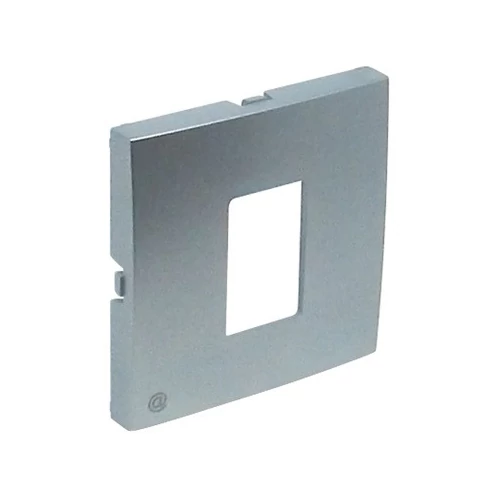 EFAPEL 90751_TAL Fedlap RJ 45-ös csatlakozóhoz, alumínium