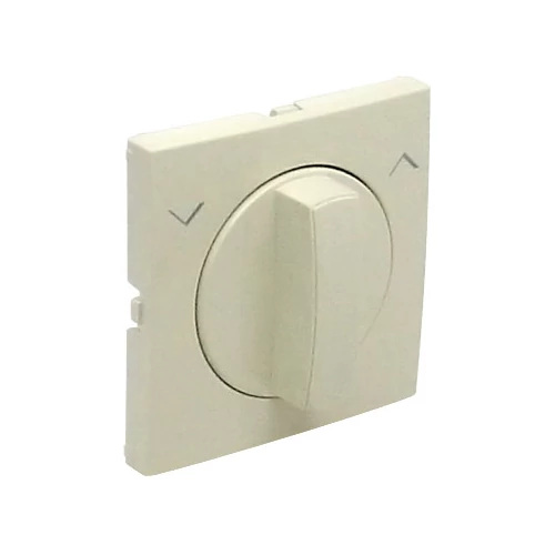 EFAPEL 90761_TMF Fedlap forgócsapos nyomógombhoz, fel/le jellel elefántcsont