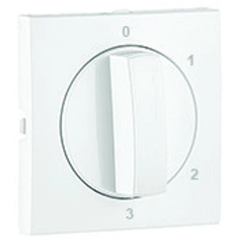 EFAPEL 90766_TBR Fedlap forgócsapos kapcsolóhoz, (0,1,2,3) jellel fehér színű