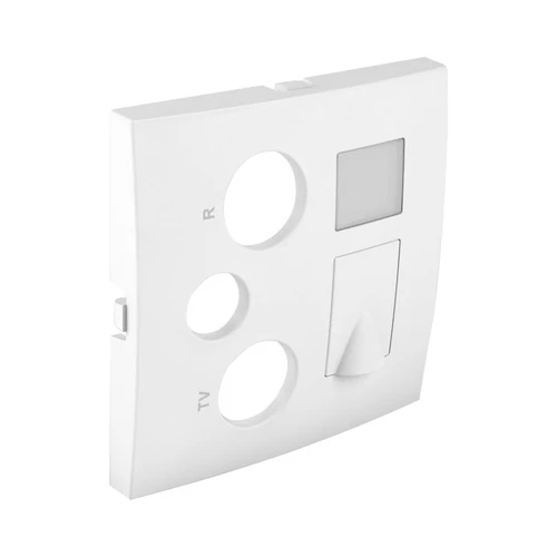 EFAPEL 90770_TBR 21544, 21545 Multimédia aljzat fedlap, fehér