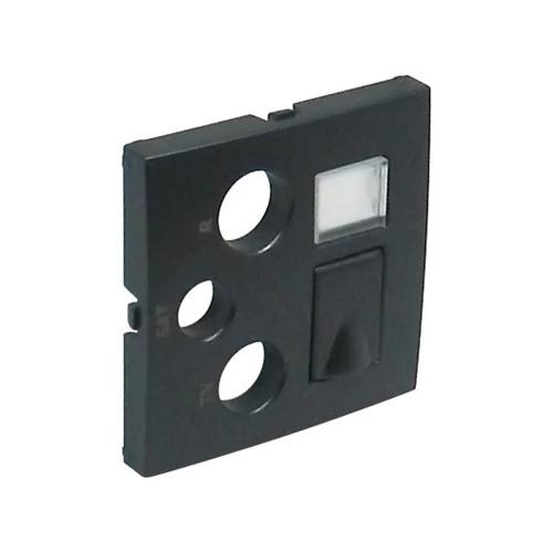 EFAPEL 90770_TIS 21544, 21545 Multimédia aljzat fedlap, szürke