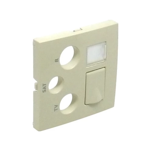 EFAPEL 90770_TMF 21544, 21545 Multimédia aljzat fedlap, elefántcsont