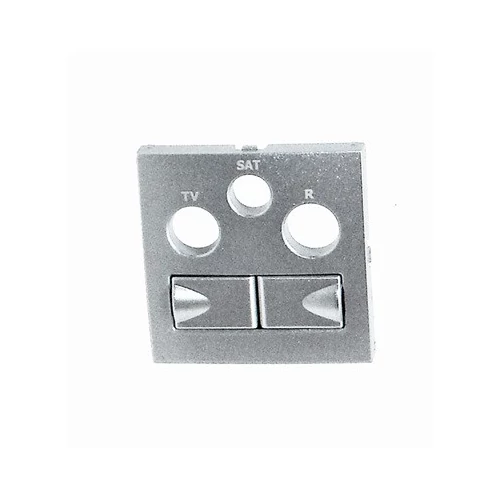 EFAPEL 90773_TAL 21546 multimédia aljzat fedlap, alumínium