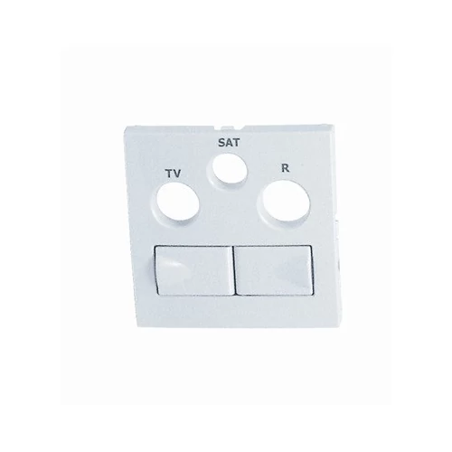 EFAPEL 90773_TBR 21546 multimédia aljzat fedlap, fehér