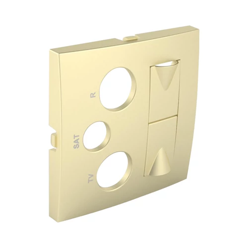 EFAPEL 90773_TDU 21546 multimédia aljzat fedlap, arany