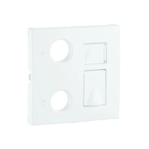 EFAPEL 90774_TBR 21535, 21534 multimédia aljzat fedlap, fehér