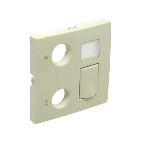 EFAPEL 90774_TMF 21535, 21534 multimédia aljzat fedlap, elefántcsont