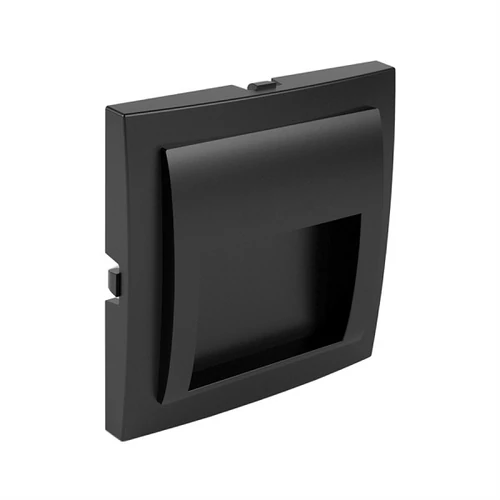 EFAPEL 90782_TPM Fedlap irányfényes aljzathoz, fekete színű