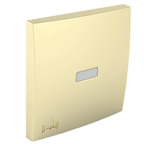 EFAPEL 90795_TDU Egyes billentyű jelzőfényes csengő jellel arany