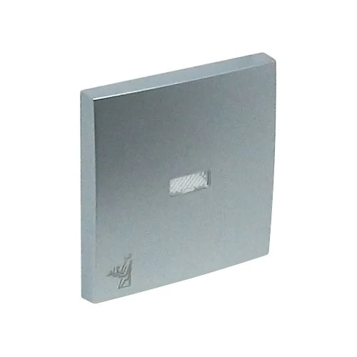 EFAPEL 90796_TAL Egyes billentyű jelzőfényes pincér jellel alumínium