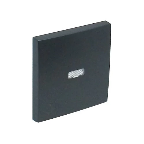 EFAPEL 90797_TIS Egyes billentyű jelzőfényes lámpa jellel szürke