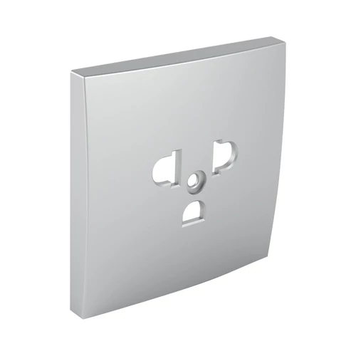 EFAPEL 90841_TAL Fedlap csatlakozóaljzathoz EURO-USA típus alumínium