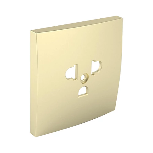 EFAPEL 90841_TDU Fedlap csatlakozóaljzathoz EURO-USA típus arany