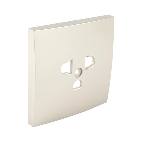 EFAPEL 90841_TPE Fedlap csatlakozóaljzathoz EURO-USA típus gyöngyház