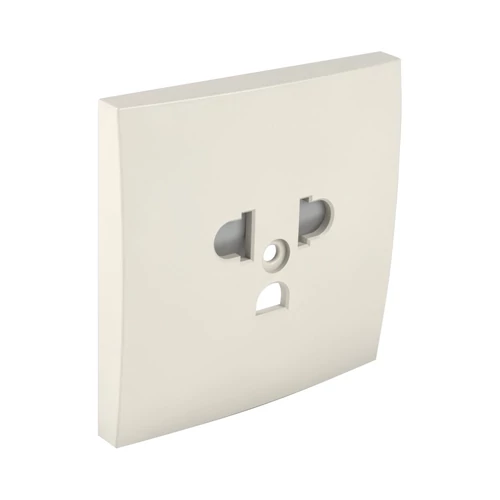 EFAPEL 90842_TMF Fedlap csatlakozóaljzathoz, gyerekzáras EURO-USA_Típus elefántcsont