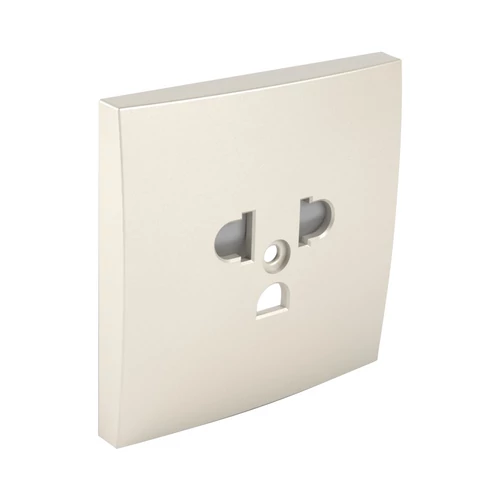 EFAPEL 90842_TPE Fedlap csatlakozóaljzathoz, gyerekzáras EURO-USA_Típus gyöngyház