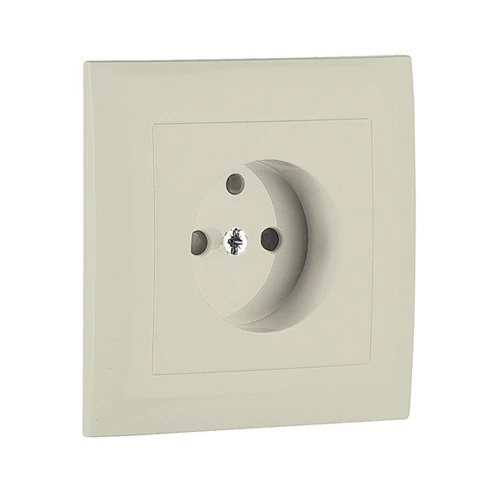 EFAPEL 90904_TMF Fedlap kerettel francia csatlakozóaljzathoz elefántcsont