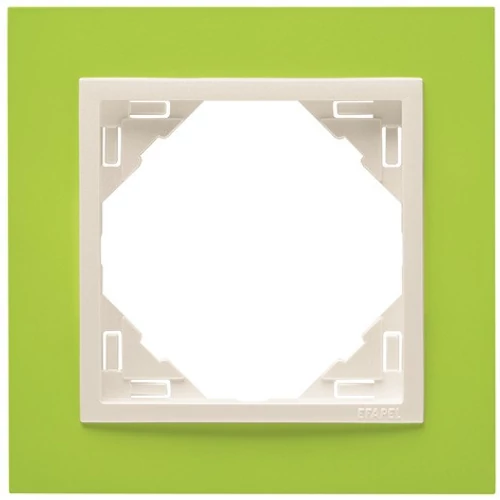 EFAPEL 90910_TDG ANIMATO Egyes keret, zöld