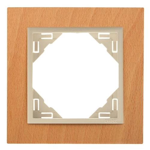 EFAPEL 90910_TFP ARBORE Egyes keret, bükk/gyöngyház