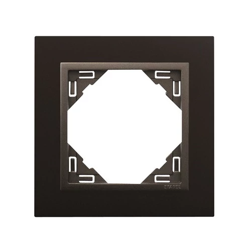 EFAPEL 90910_TPS ANIMATO Egyes keret, fekete-szürke