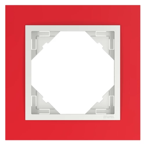 EFAPEL 90910_TVG ANIMATO Egyes keret, piros