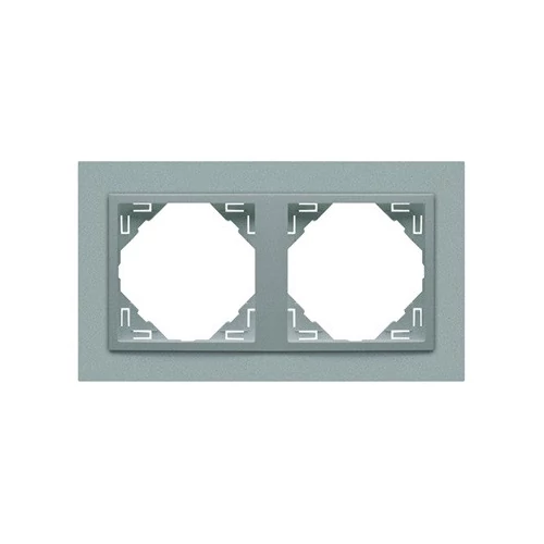 EFAPEL 90920_TAA ANIMATO Kettes keret, alumínium