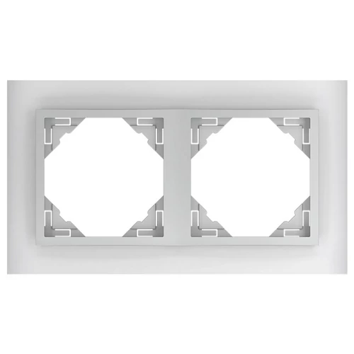 EFAPEL 90920_TCA Crystal Kettes keret, kristály/alumínium