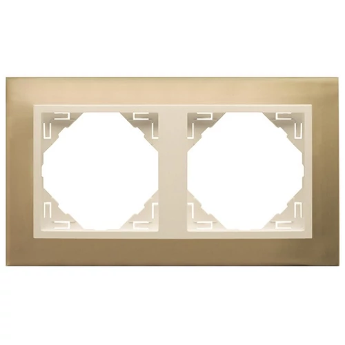 EFAPEL 90920_TOP METALLO Kettes keret, arany/gyöngyház