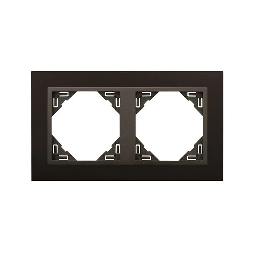 EFAPEL 90920_TPS ANIMATO Kettes keret, fekete-szürke