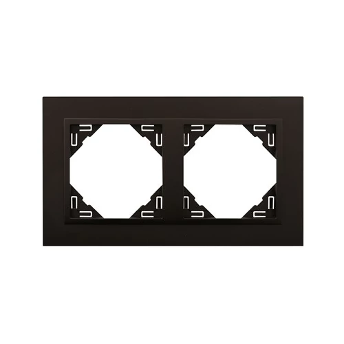 EFAPEL 90920_TRR ANIMATO Kettes keret, fekete