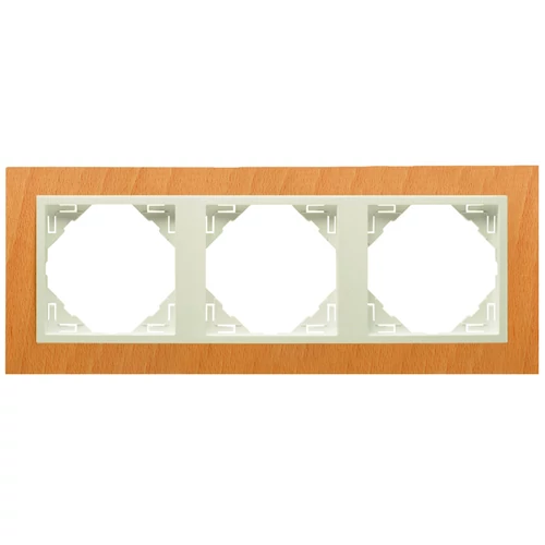 EFAPEL 90930_TFP ARBORE Hármas keret, bükk/gyöngyház