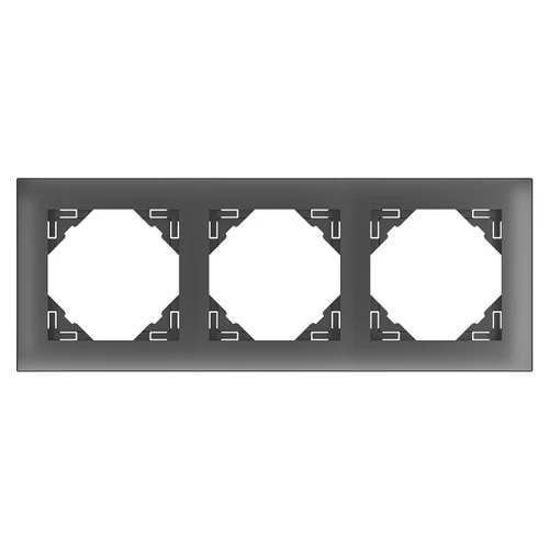 EFAPEL 90930_TIS AQUARELLA Hármas keret, szürke