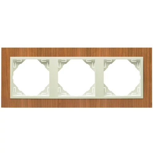 EFAPEL 90930_TJP ARBORE Hármas keret, cseresznye/gyöngyház