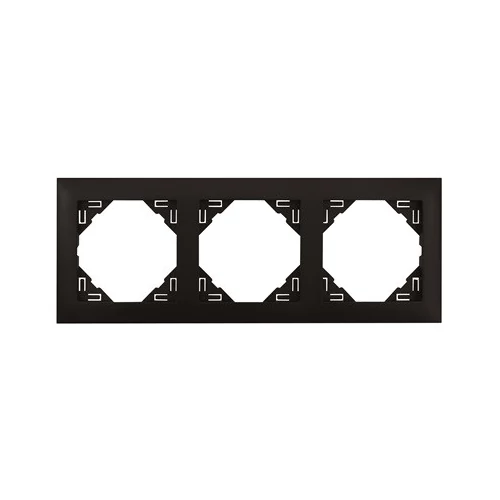 EFAPEL 90930_TPM AQUARELLA Hármas keret, fekete